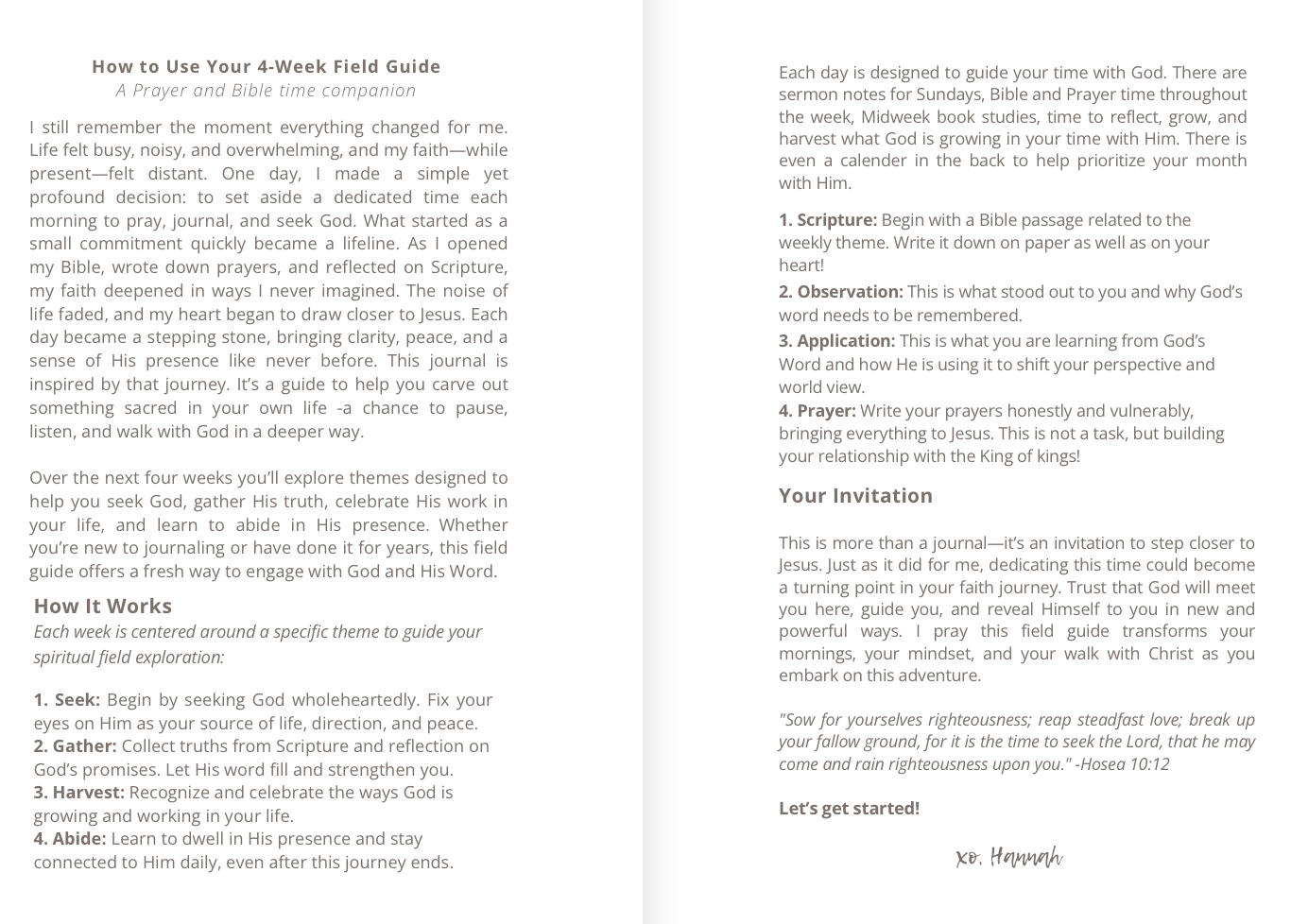 The Wanderer's Field Guide - Bible Study Companion