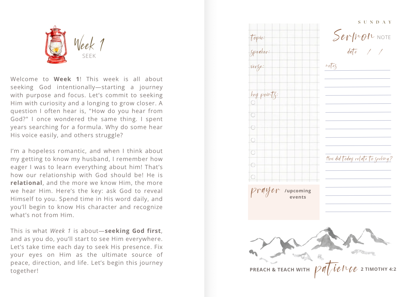 The Wanderer's Field Guide - Bible Study Companion